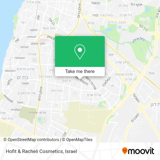 Hofit & Racheli Cosmetics map