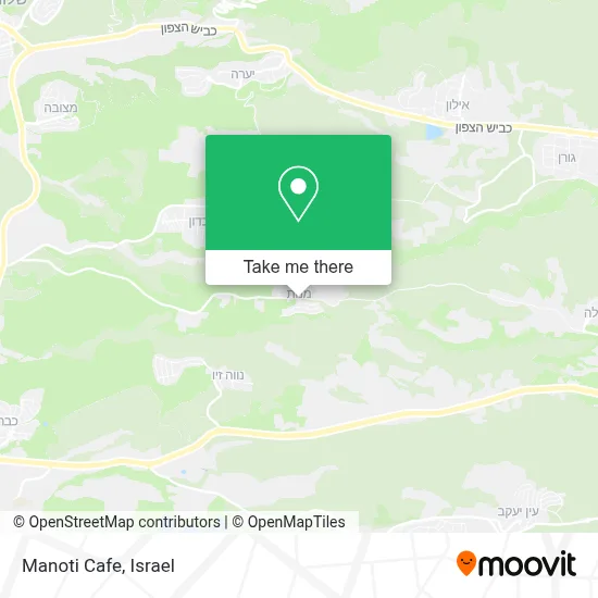 Manoti Cafe map