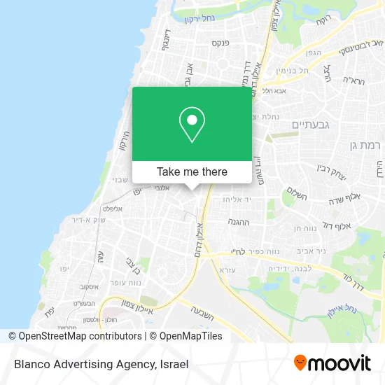 Blanco Advertising Agency map