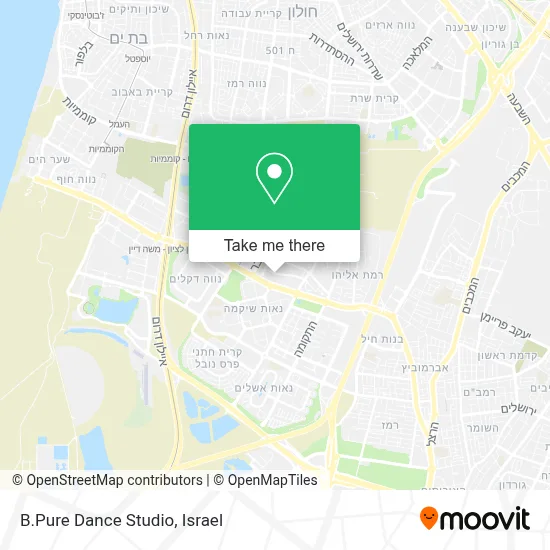 B.Pure Dance Studio map