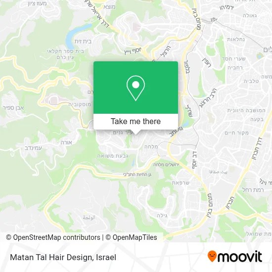 Matan Tal Hair Design map