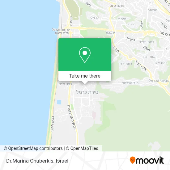 Dr.Marina Chuberkis map