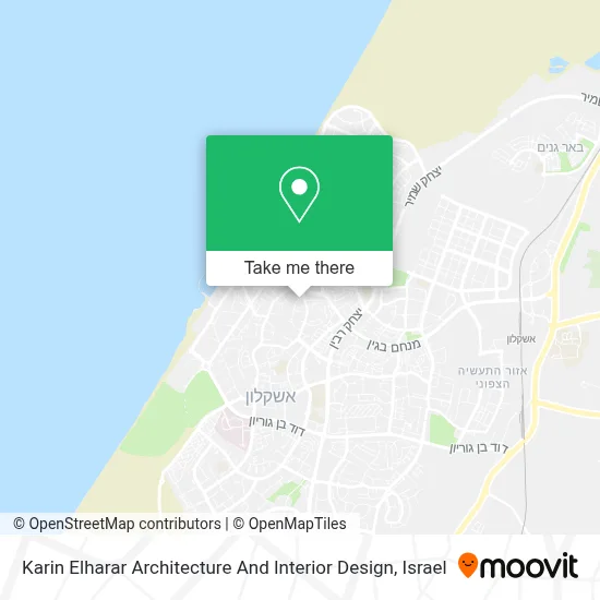 Karin Elharar Architecture And Interior Design map
