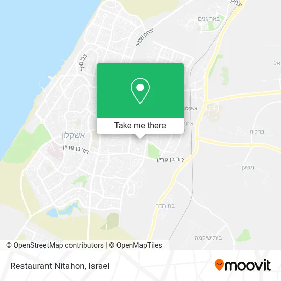 Restaurant Nitahon map