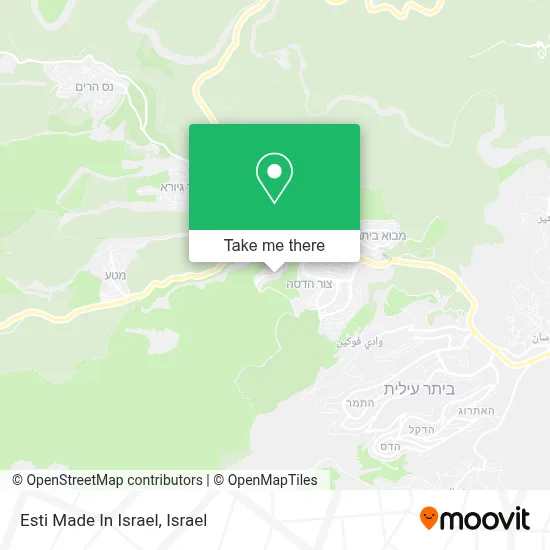 Esti Made In Israel map
