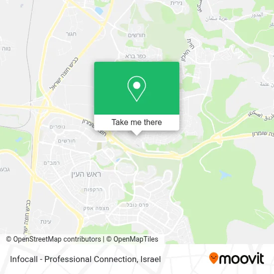 Infocall - Professional Connection map