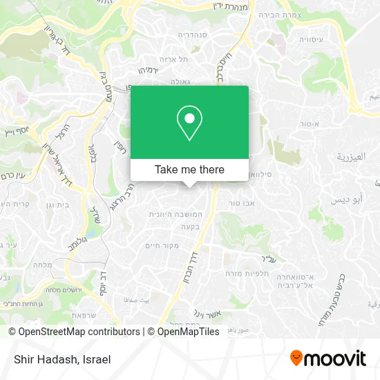 Shir Hadash map