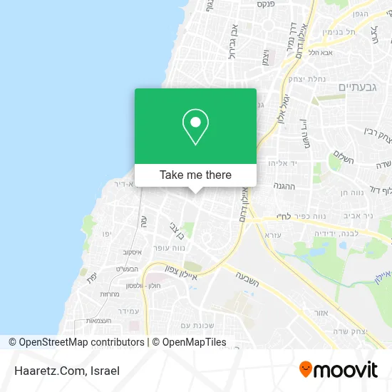 Haaretz.Com map
