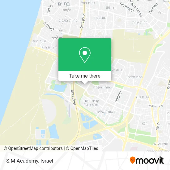 S.M Academy map