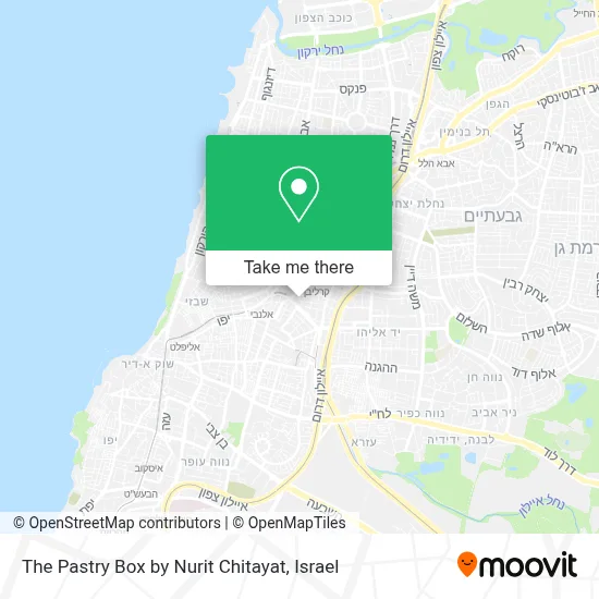 The Pastry Box by Nurit Chitayat map