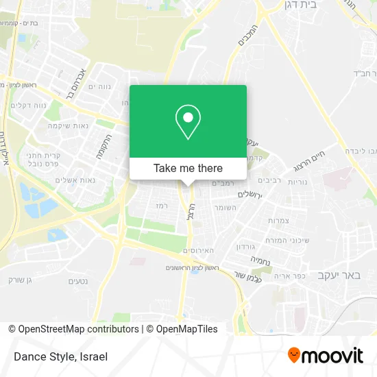 Dance Style map