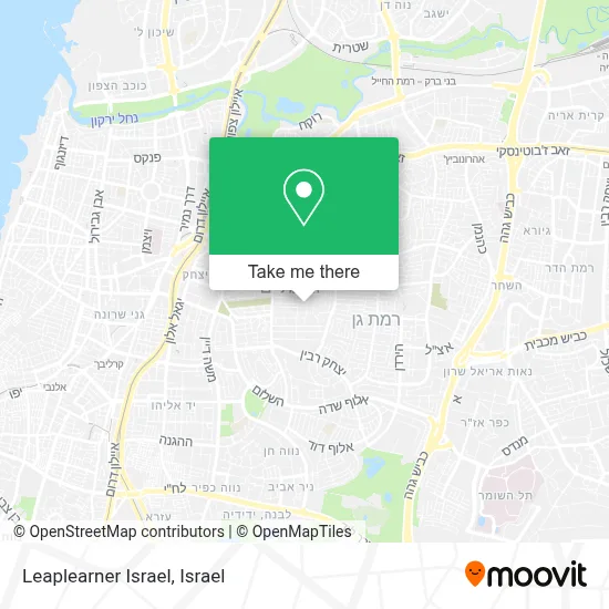 Leaplearner Israel map