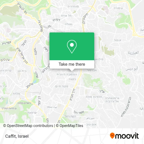 Caffit map