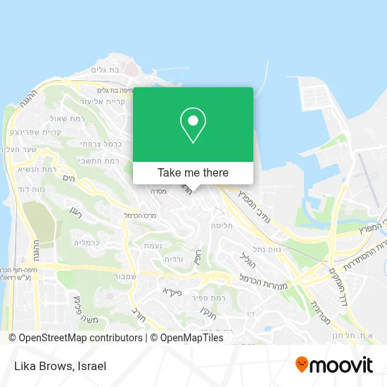 Lika Brows map