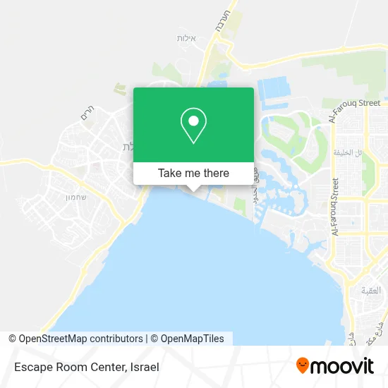 Escape Room Center map