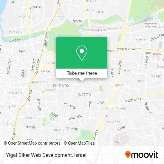 Yigal Diker Web Development map