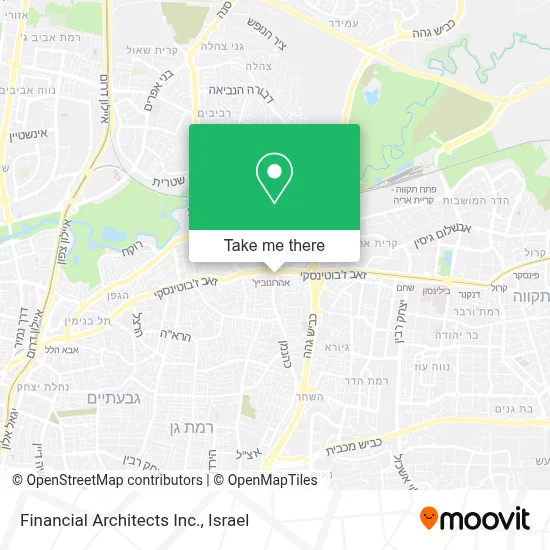 Financial Architects Inc. map