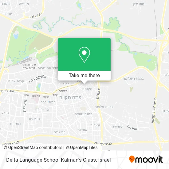 Delta Language School Kalman's Class map