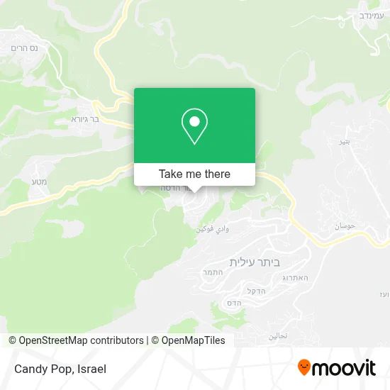 Candy Pop map