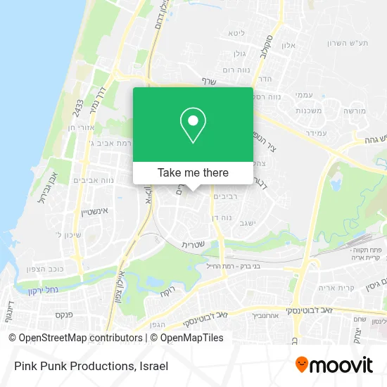 Pink Punk Productions map