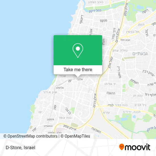 D-Store map