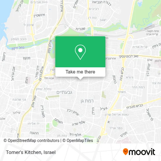 Tomer's Kitchen map