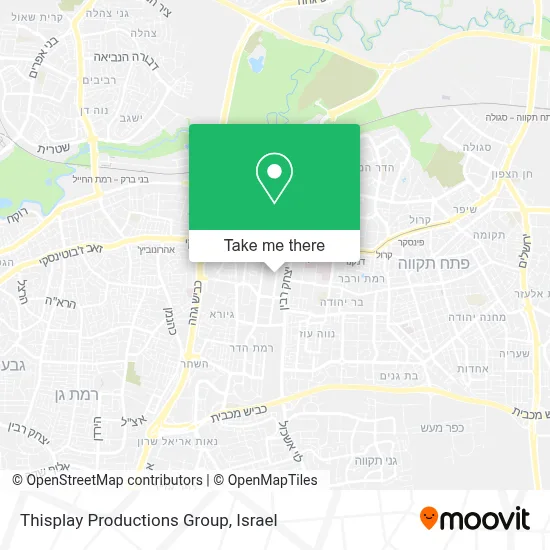 Thisplay Productions Group map