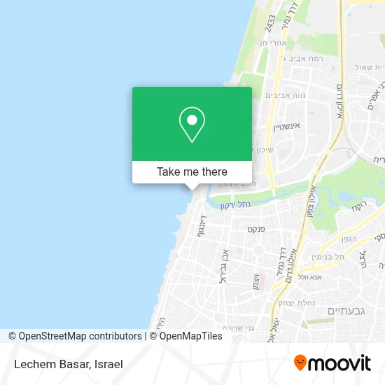 Lechem Basar map