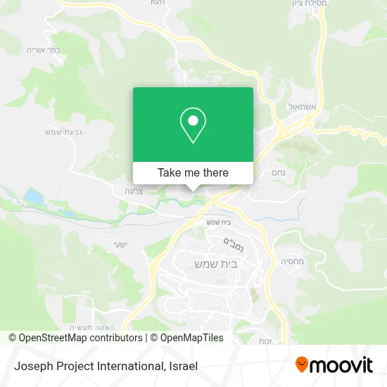 Joseph Project International map