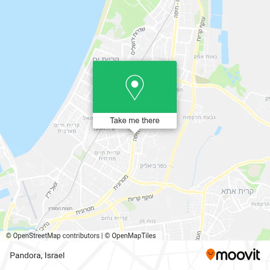 Pandora map