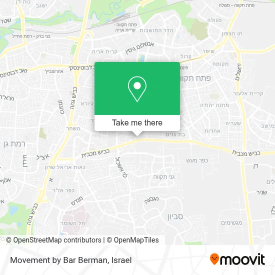 Movement by Bar Berman map