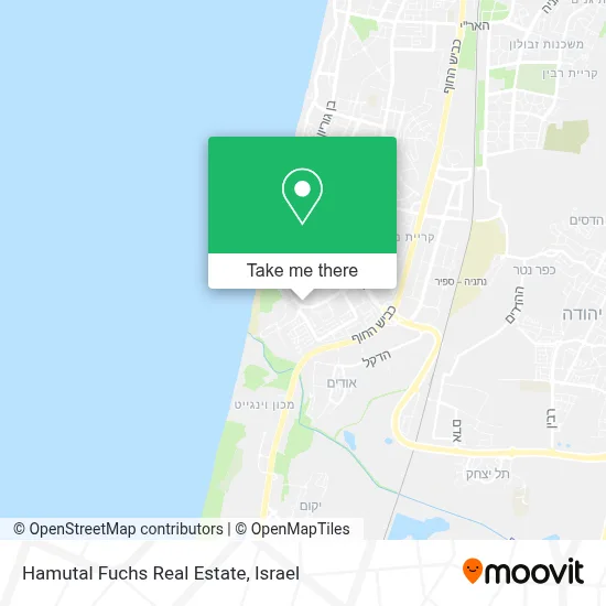 Hamutal Fuchs Real Estate map
