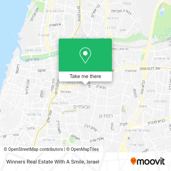 Winners Real Estate With A Smile map