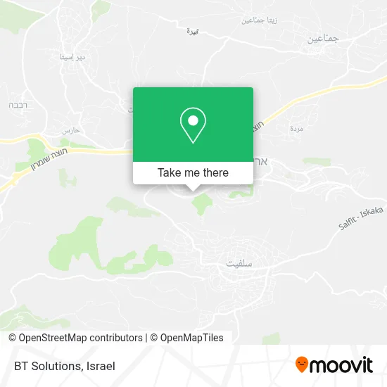 BT Solutions map