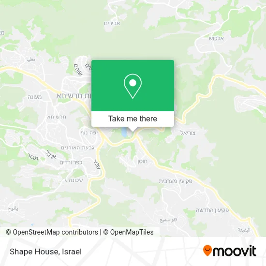 Shape House map