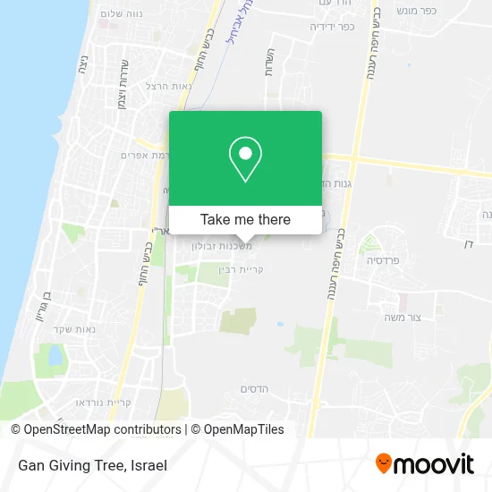 Gan Giving Tree map