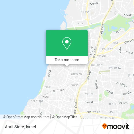 April Store map
