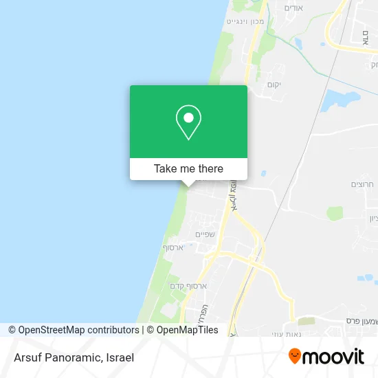 Arsuf Panoramic map