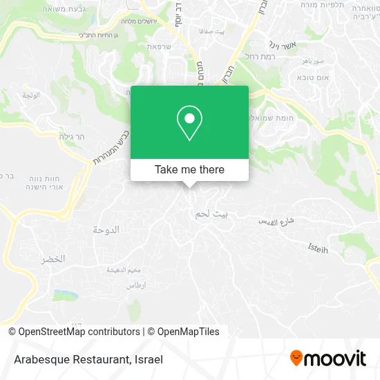 Arabesque Restaurant map
