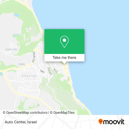 Auto Center map