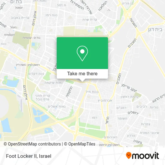 Foot Locker Il map