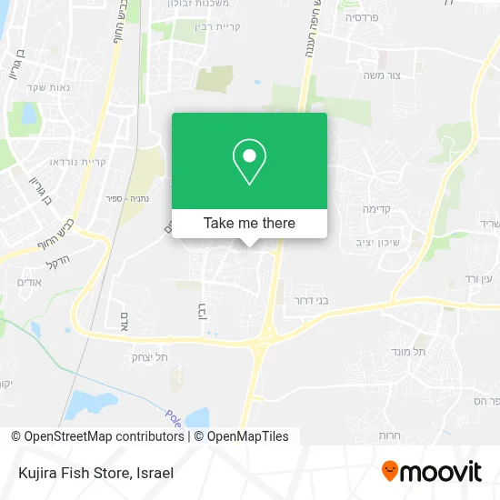 Kujira Fish Store map