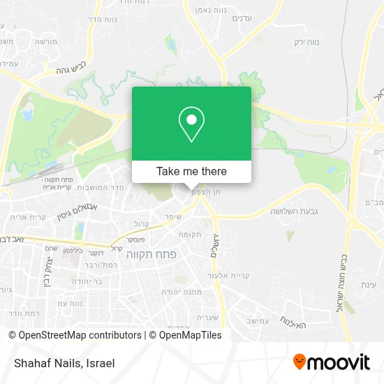 Shahaf Nails map