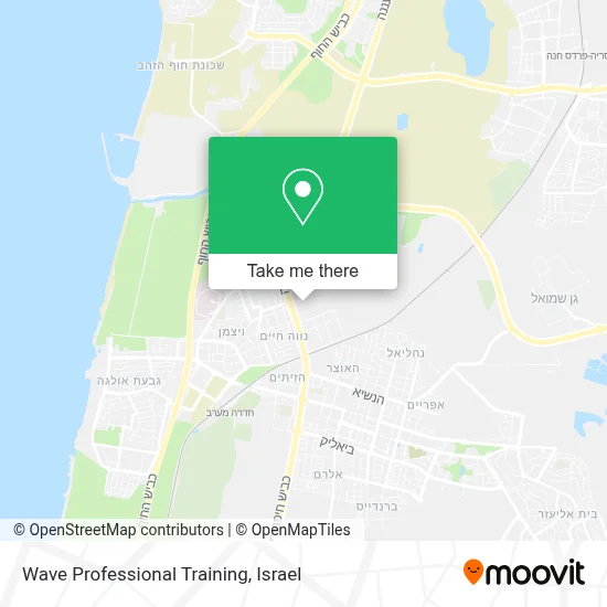 Wave Professional Training map