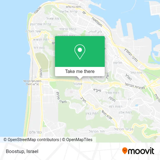 Boostup map