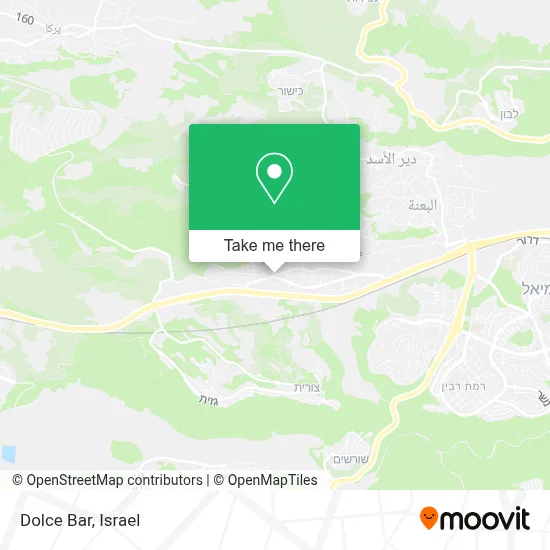 Dolce Bar map