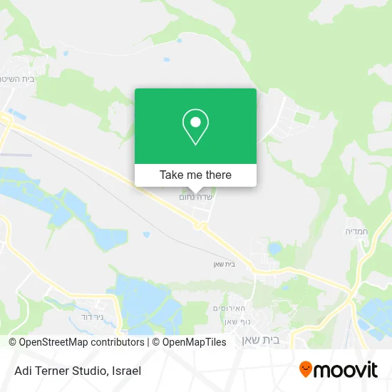Adi Terner Studio map