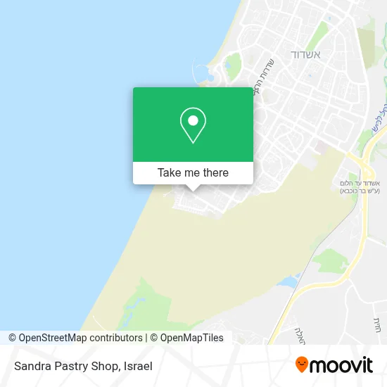 Sandra Pastry Shop map