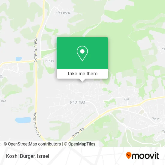 Koshi Burger map