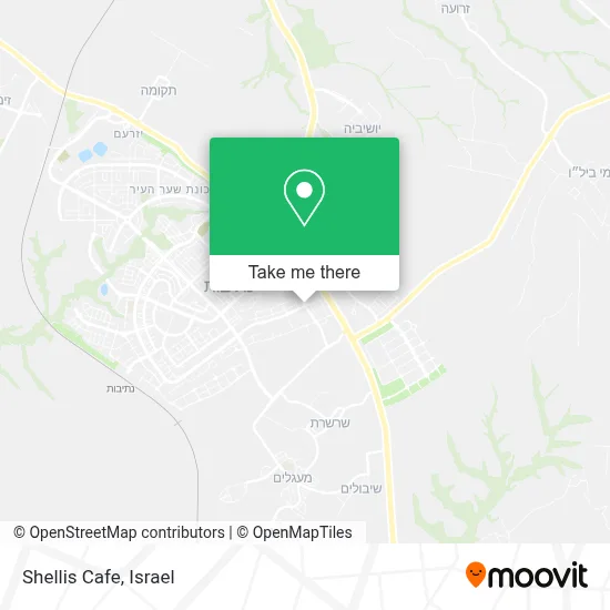 Shellis Cafe map